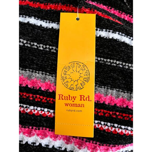 Ruby Rd Woman Sweater, Striped Cozy Sweater, Plus Size - Picture 4 of 7